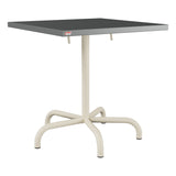 Schaffner Säntis Table repas rabattable 70x70cm – Graphite 73 / Sable Pastel 15