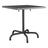 Schaffner Säntis Table repas rabattable 70x70cm – Graphite 73 / Anthracite 77