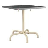 Schaffner Säntis Table repas rabattable 70x70cm – Graphite 73 / Marron Pastel 83