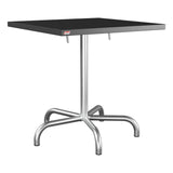 Schaffner Säntis Table repas rabattable 70x70cm – Anthracite 77 / Galvanisé à chaud 02