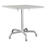 Schaffner Säntis Table repas rabattable 70x70cm – Gris Argent 78 / Galvanisé à chaud 02
