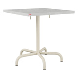 Schaffner Säntis Table repas rabattable 70x70cm – Gris Argent 78 / Sable Pastel 15