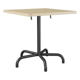 Schaffner Säntis Table repas rabattable 70x70cm – Marron Pastel 83 / Anthracite 77