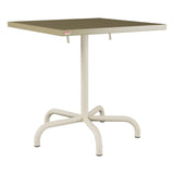 Schaffner Säntis Table repas rabattable 70x70cm – Champagne 85 / Sable Pastel 15