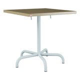 Schaffner Säntis Table repas rabattable 70x70cm – Champagne 85 / Bleu Pastel 51