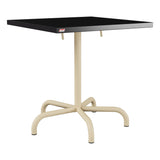 Schaffner Säntis Table repas rabattable 70x70cm – Noir 91 / Marron Pastel 83