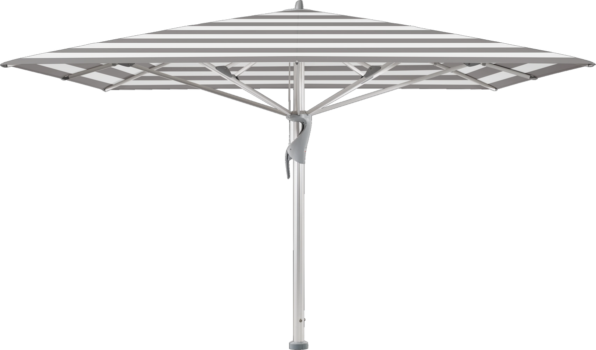 Glatz Parasol CASTELLO Pro carre Cat.5 570 Steel Stripe