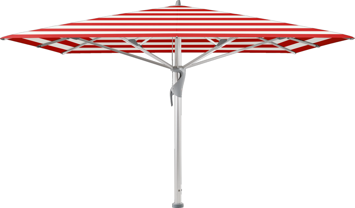 Glatz Parasol CASTELLO Pro carre Cat.5 800 Red Stripe