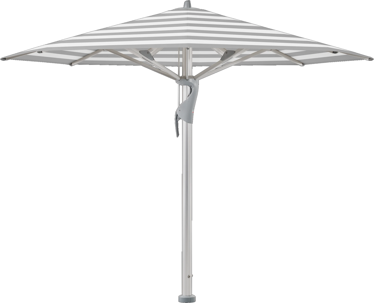 Glatz Parasol CASTELLO Pro rond Cat.5 555 Grey Stripe