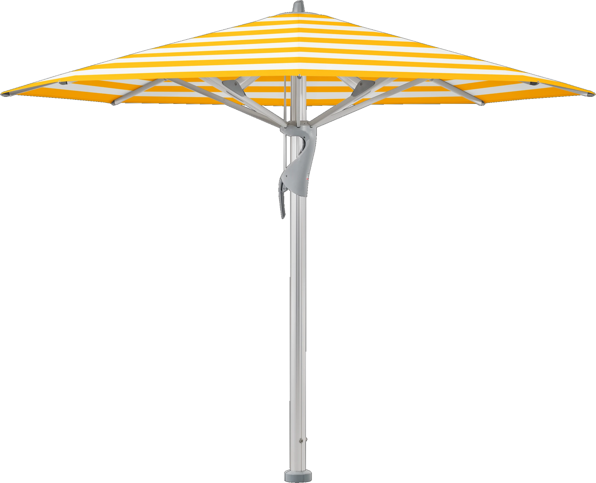 Glatz Parasol CASTELLO Pro rond Cat.5 624 Yellow Stripe