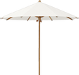 Glatz Parasol TEAKWOOD rond Qualite 4 404 White