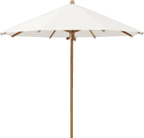 Glatz Parasol TEAKWOOD rond Qualite 4 404 White