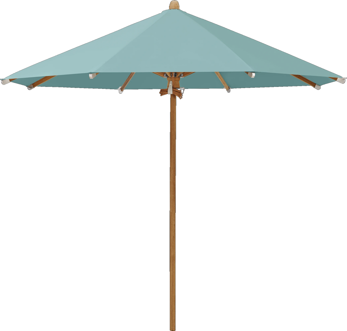 Glatz Parasol TEAKWOOD rond Qualite 4 417 Ocean