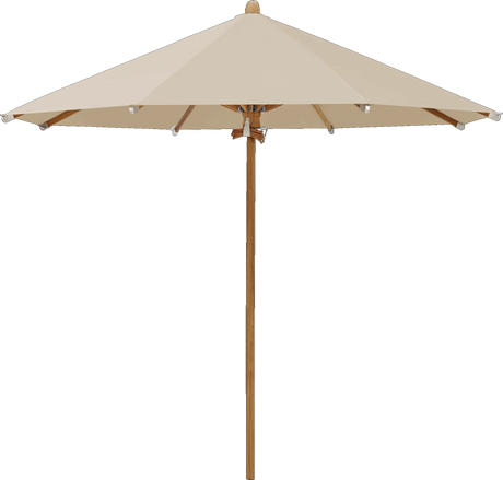 Glatz Parasol TEAKWOOD rond Qualite 4 422 Cream