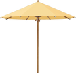 Glatz Parasol TEAKWOOD rond Qualite 4 438 Straw