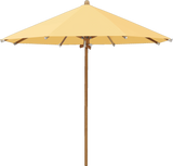 Glatz Parasol TEAKWOOD rond Qualite 4 438 Straw