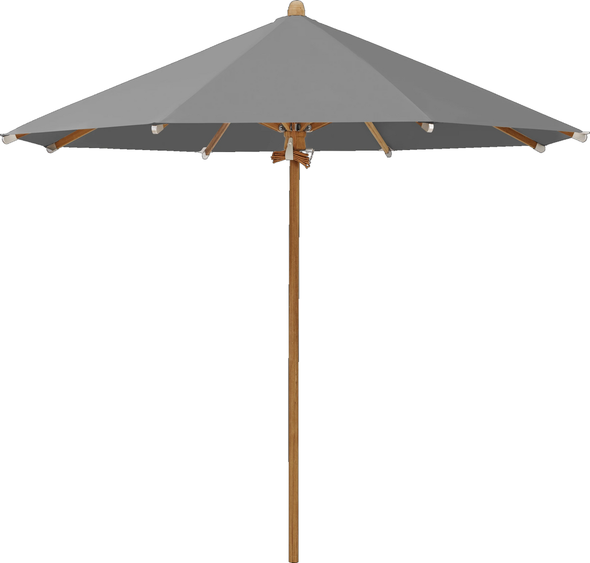 Glatz Parasol TEAKWOOD rond Cat.5 502 Thunder