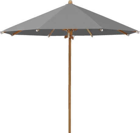 Glatz Parasol TEAKWOOD rond Cat.5 502 Thunder