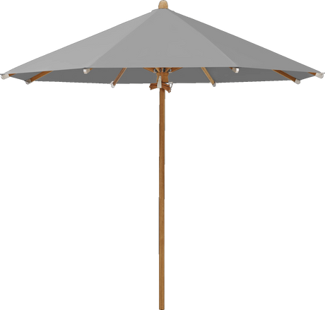 Glatz Parasol TEAKWOOD rond Cat.5 509 Slate