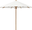 Glatz Parasol TEAKWOOD rond Cat.5 510 White