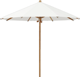 Glatz Parasol TEAKWOOD rond Cat.5 510 White