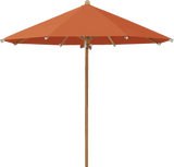 Glatz Parasol TEAKWOOD rond Cat.5 513 Outback