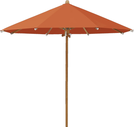 Glatz Parasol TEAKWOOD rond Cat.5 513 Outback