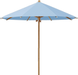 Glatz Parasol TEAKWOOD rond Cat.5 515 Cloud