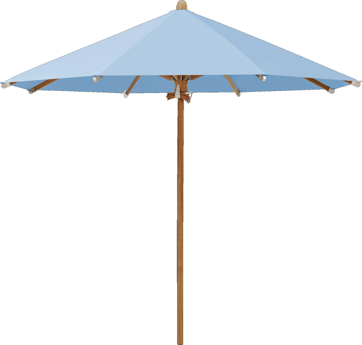 Glatz Parasol TEAKWOOD rond Cat.5 515 Cloud
