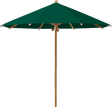 Glatz Parasol TEAKWOOD rond Cat.5 521 Aloe