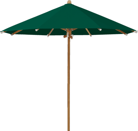 Glatz Parasol TEAKWOOD rond Cat.5 521 Aloe