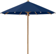 Glatz Parasol TEAKWOOD rond Cat.5 530 Atlantic