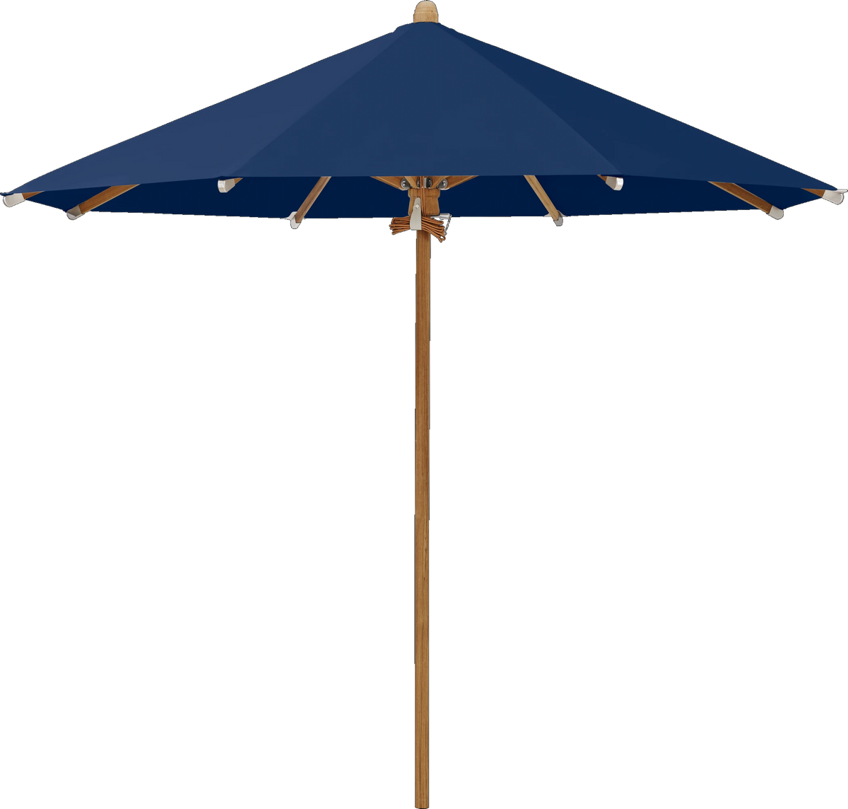 Glatz Parasol TEAKWOOD rond Cat.5 530 Atlantic