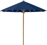 Glatz Parasol TEAKWOOD rond Cat.5 530 Atlantic