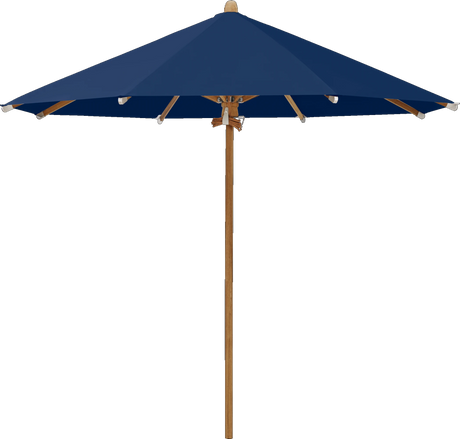 Glatz Parasol TEAKWOOD rond Cat.5 530 Atlantic