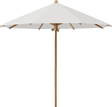 Glatz Parasol TEAKWOOD rond Cat.5 556 Alabaster