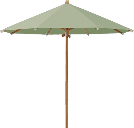 Glatz Parasol TEAKWOOD rond Cat.5 579 Pistachio