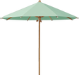 Glatz Parasol TEAKWOOD rond Cat.5 581 Jade