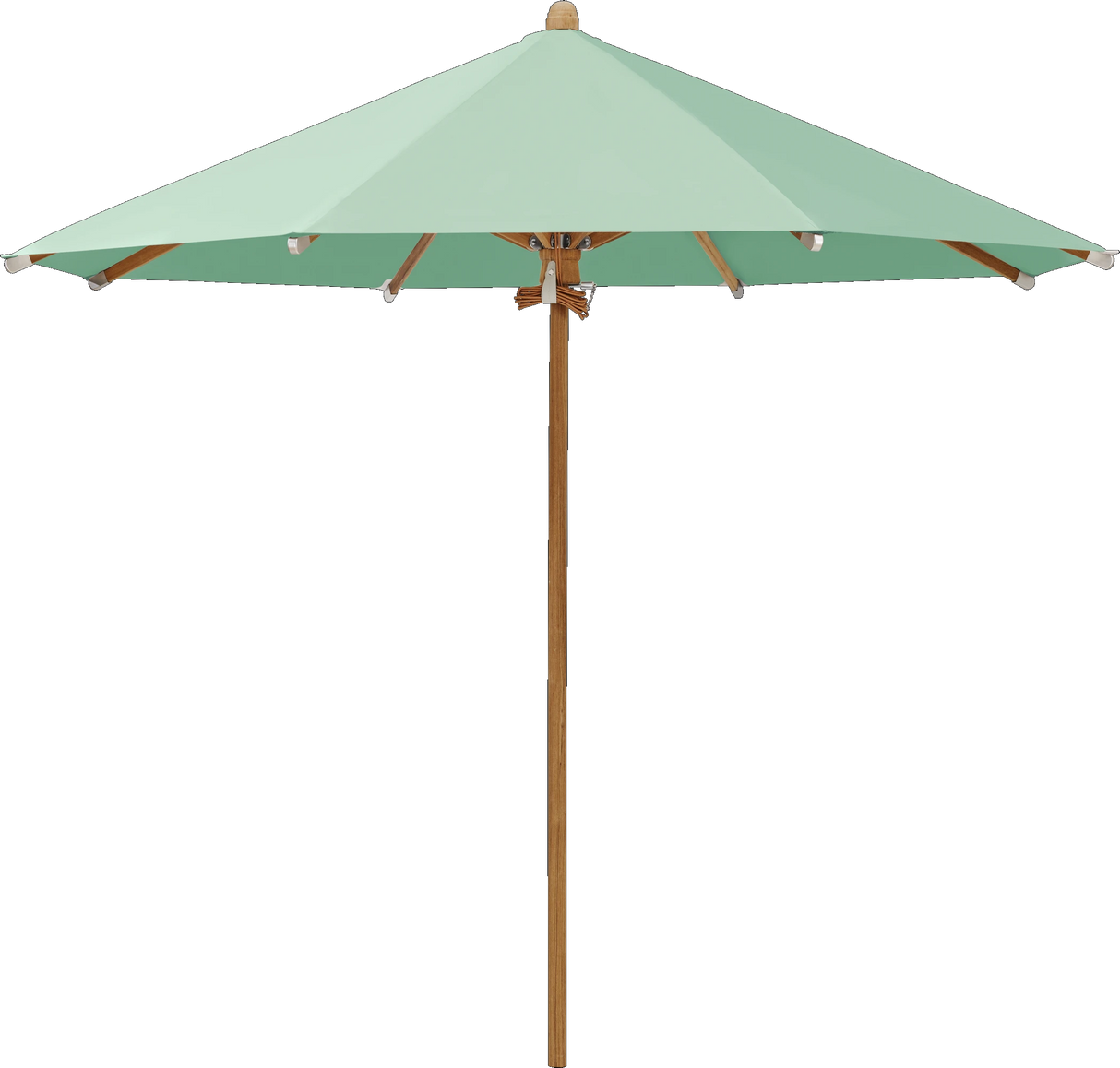 Glatz Parasol TEAKWOOD rond Cat.5 581 Jade