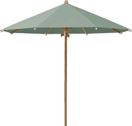 Glatz Parasol TEAKWOOD rond Cat.5 588 Olive