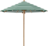 Glatz Parasol TEAKWOOD rond Cat.5 589 Green Stripe