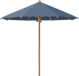 Glatz Parasol TEAKWOOD rond Cat.5 600 Wave