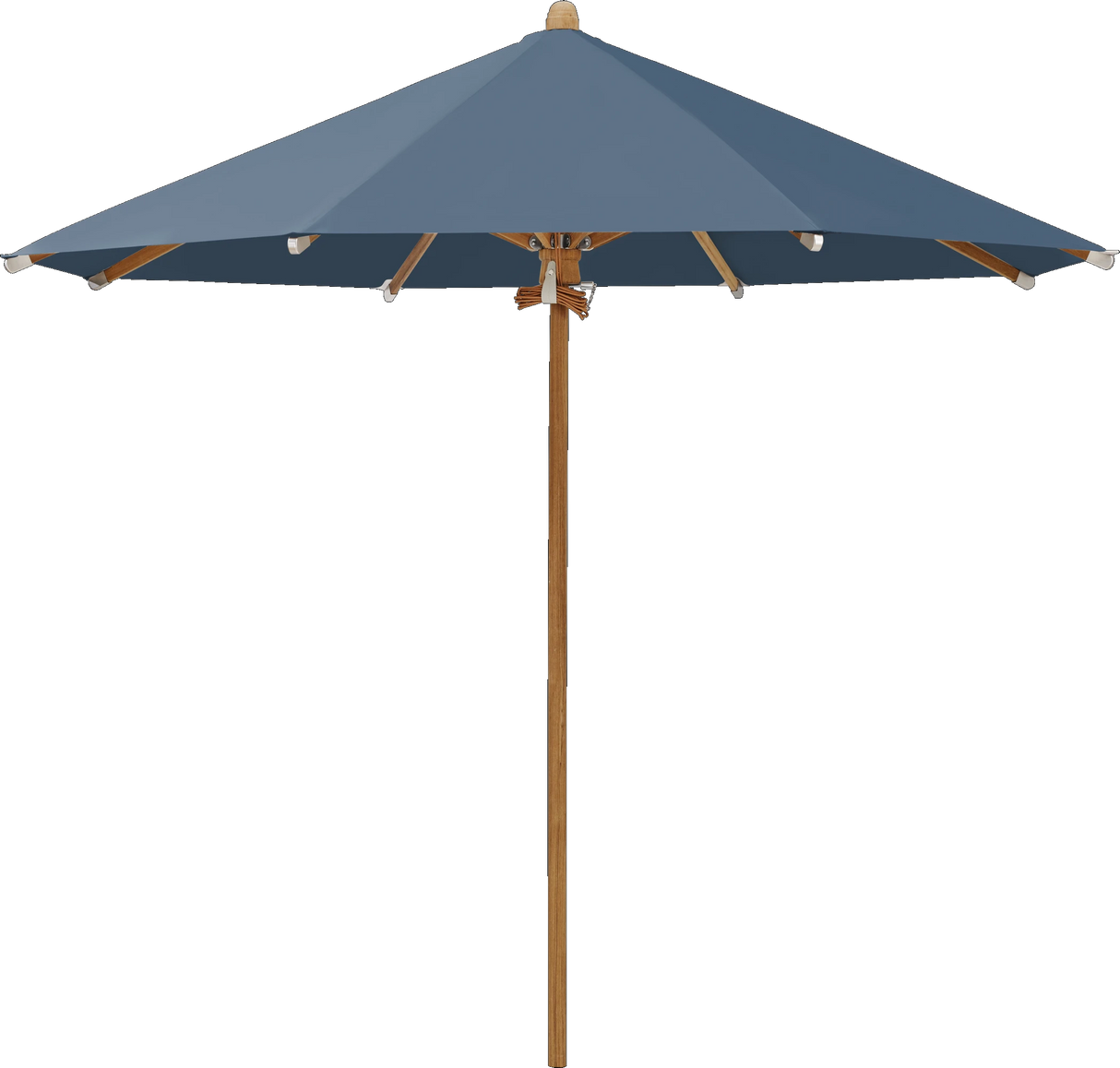 Glatz Parasol TEAKWOOD rond Cat.5 600 Wave