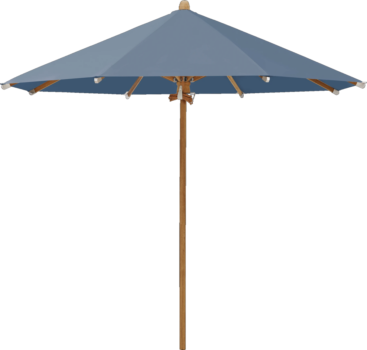Glatz Parasol TEAKWOOD rond Cat.5 601 Waterfall
