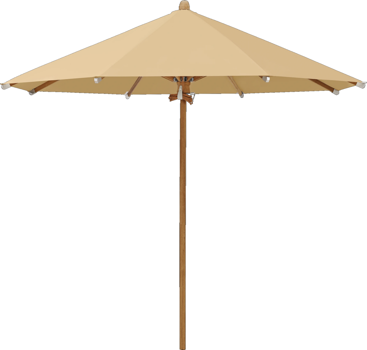 Glatz Parasol TEAKWOOD rond Cat.5 604 Cereal