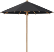 Glatz Parasol TEAKWOOD rond Cat.5 615 Black
