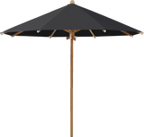 Glatz Parasol TEAKWOOD rond Cat.5 615 Black