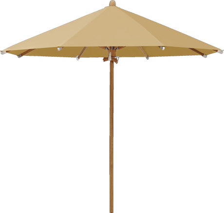 Glatz Parasol TEAKWOOD rond Cat.5 618 Dijon