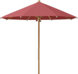 Glatz Parasol TEAKWOOD rond Cat.5 637 Cherry