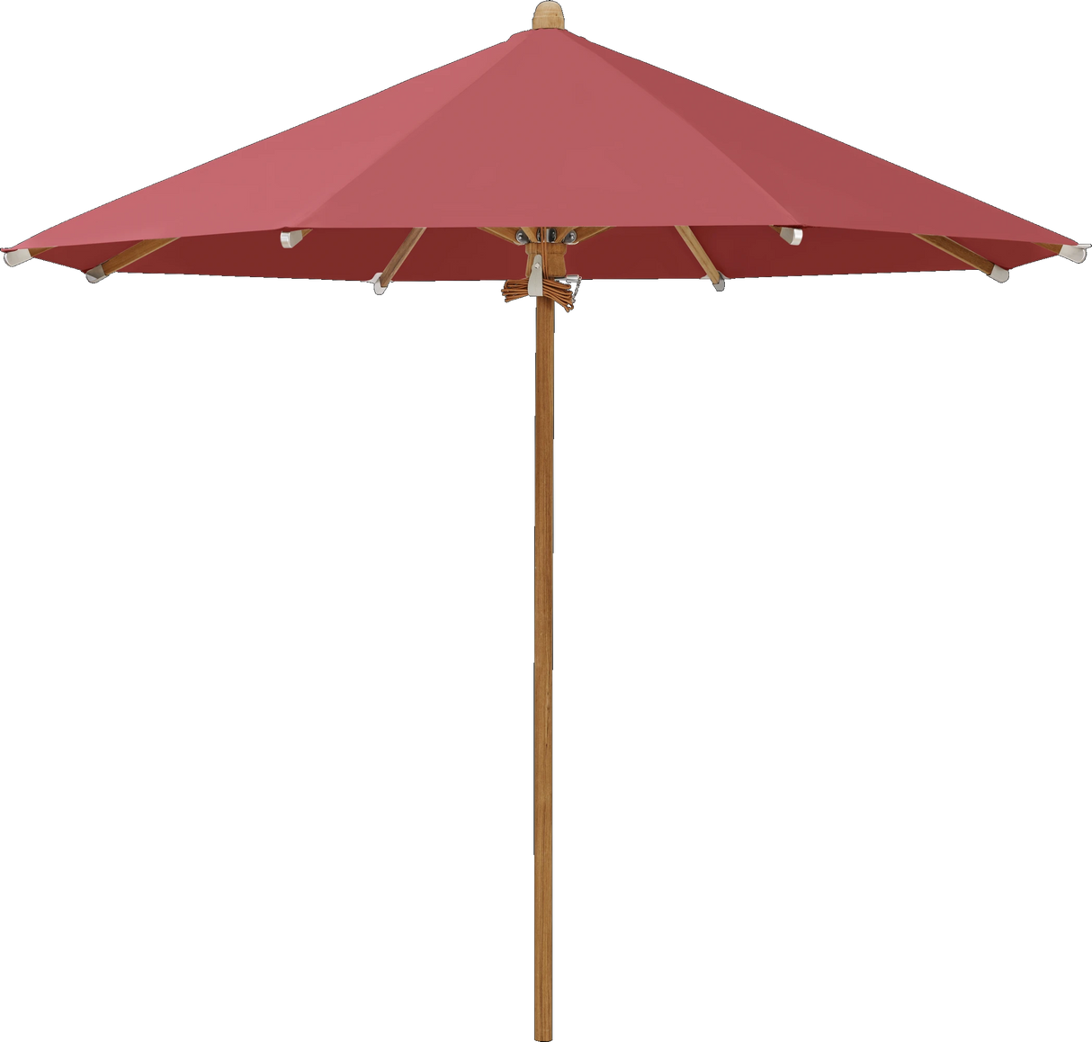 Glatz Parasol TEAKWOOD rond Cat.5 637 Cherry